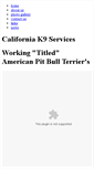 Mobile Screenshot of ca-k9services.nstemp.com