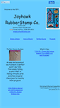 Mobile Screenshot of jayhawkrubberstamp.nstemp.com