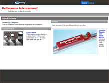 Tablet Screenshot of deltaconne.nstemp.com