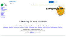 Tablet Screenshot of leafspinner.nstemp.com