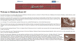 Desktop Screenshot of oklahomaroute66.nstemp.com