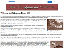 Tablet Screenshot of oklahomaroute66.nstemp.com