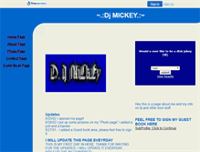 Tablet Screenshot of djmickey.nstemp.com