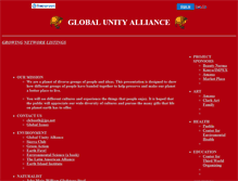 Tablet Screenshot of globalunityalliance.nstemp.com