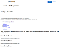 Tablet Screenshot of mosaictilesupplies.nstemp.com