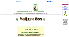 Desktop Screenshot of marijuanabeer.nstemp.com