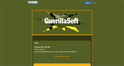 Desktop Screenshot of guerillasoft.nstemp.com